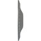 Ekena Millwork Alexa Ceiling Medallion (Fits Canopies up to 3"), Hand-Painted Silver, 15"OD x 1 3/4"P CM14AXSLS - alternate 5